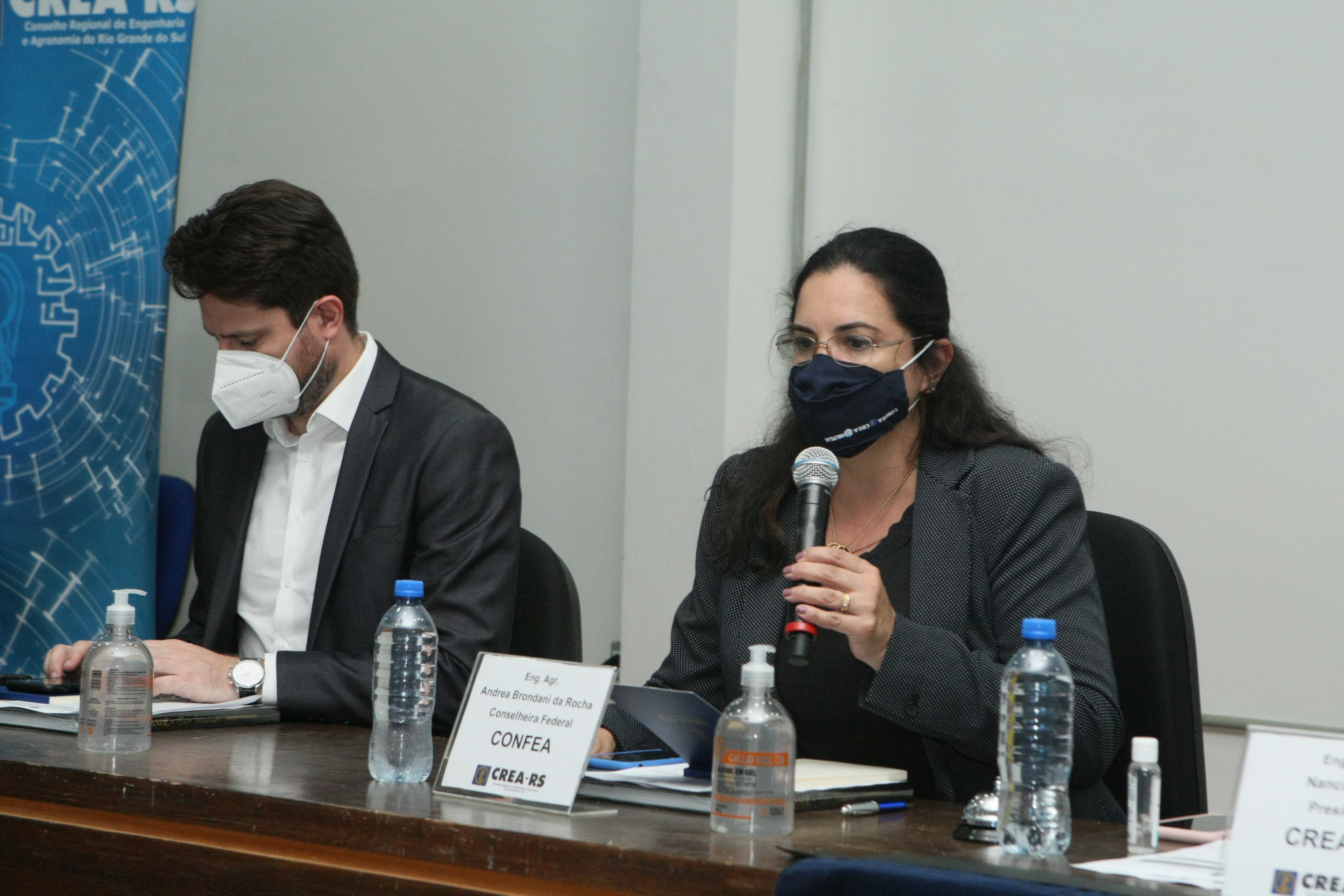 Conselheira federal pelo Rio Grande do Sul, Eng. Agrônoma Andrea Brondani da Rocha
